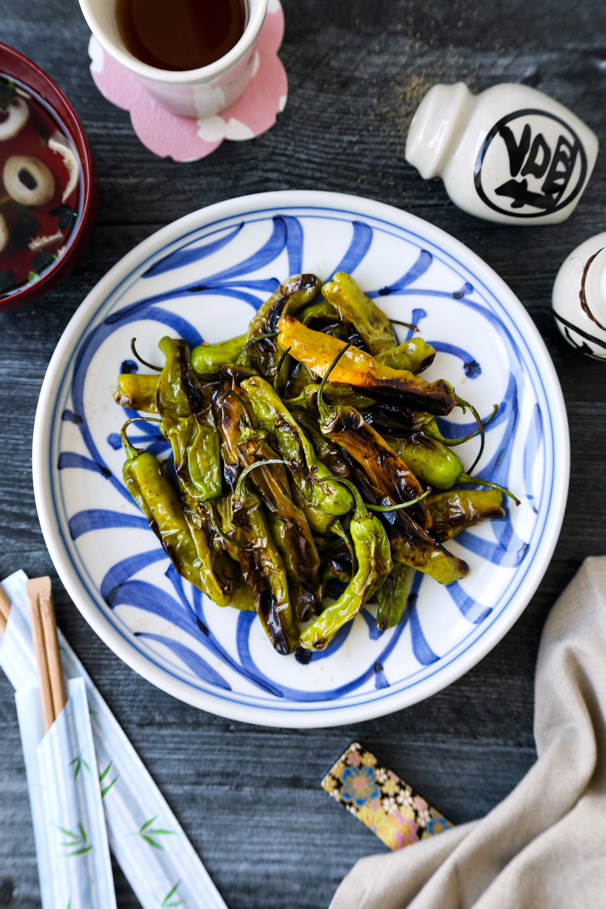 Blistered  Shishito Peppers