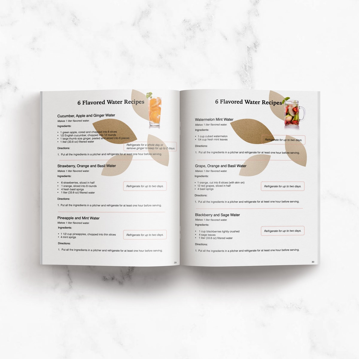 51 Recipes Cookbook Bonus Pages