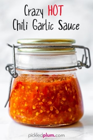 chili garlic sauce jar