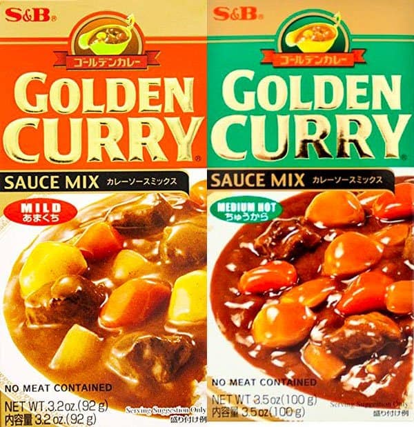 golden curry instant curry