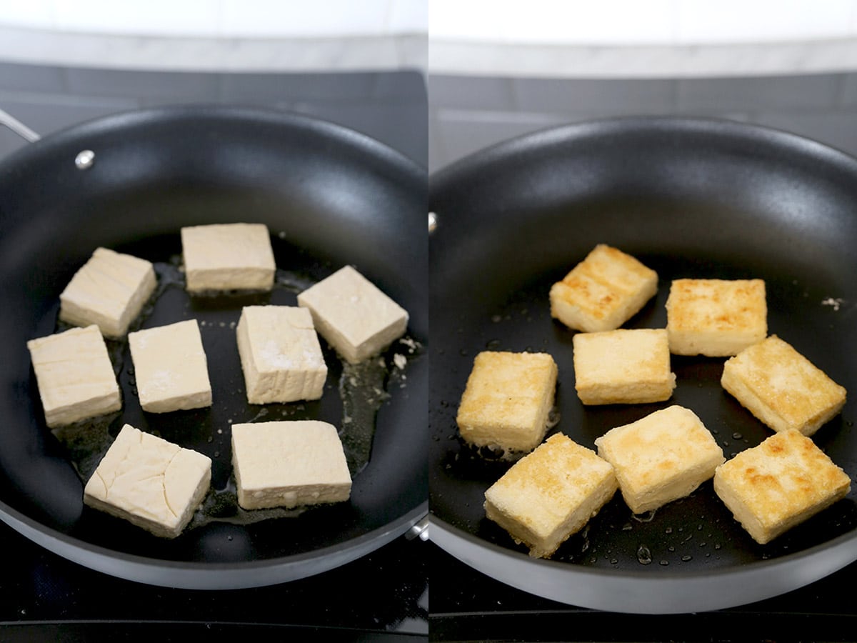 how to pan fry tofu