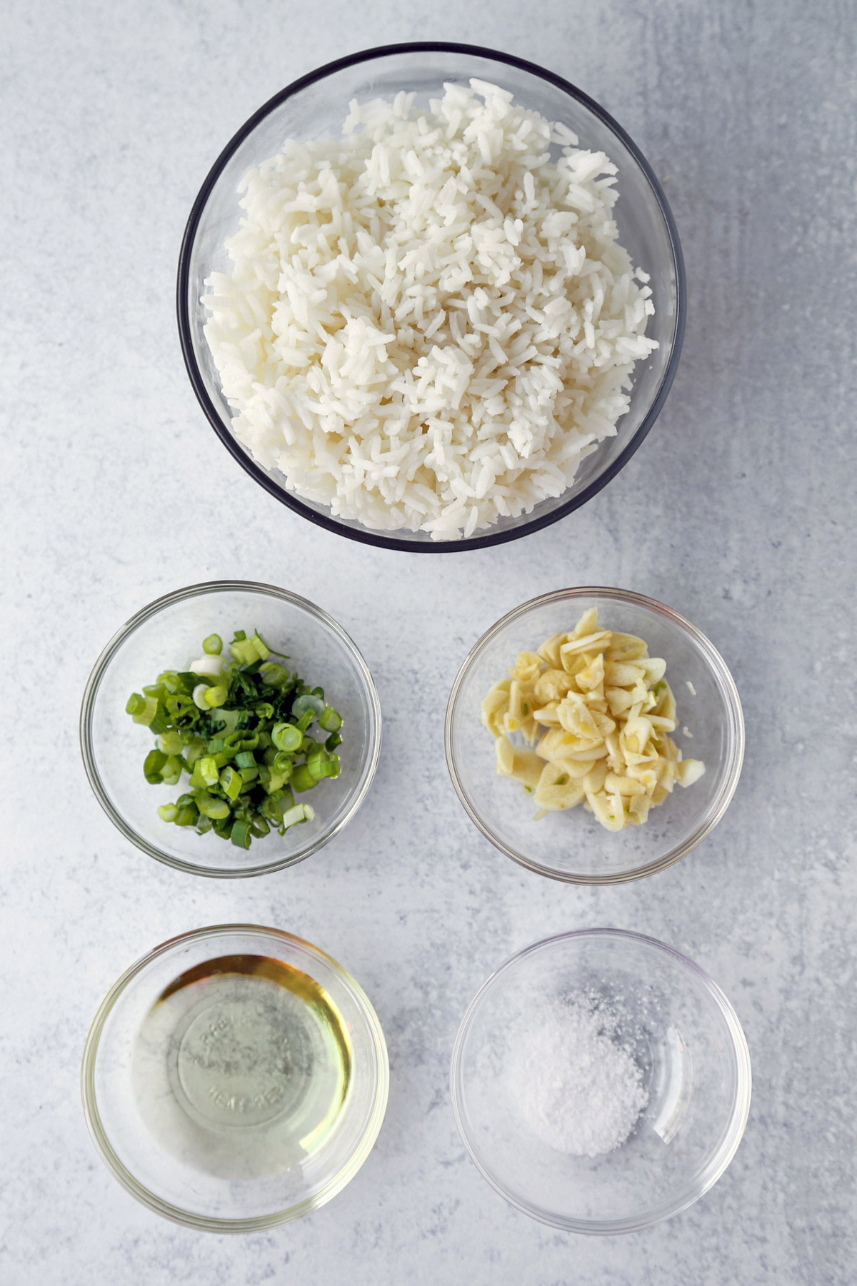 Ingredients for Filipino Garlic Rice