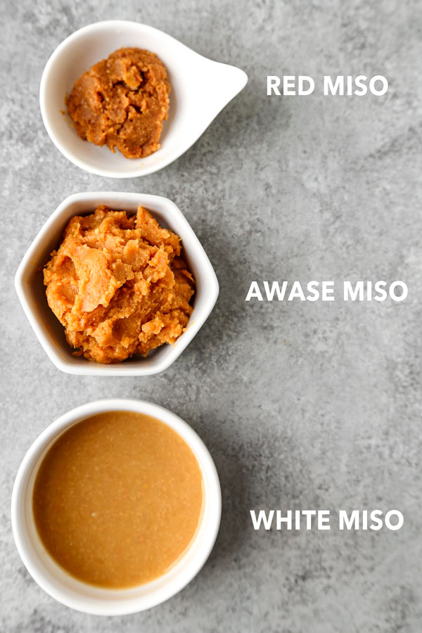 All there is to know about Japanese Miso Paste - the fermented, savory, umami loaded wonder food used in everything from pickles to stir-fries to miso soup! Types of miso paste - red miso, awase miso, red miso | pickledplum.com 