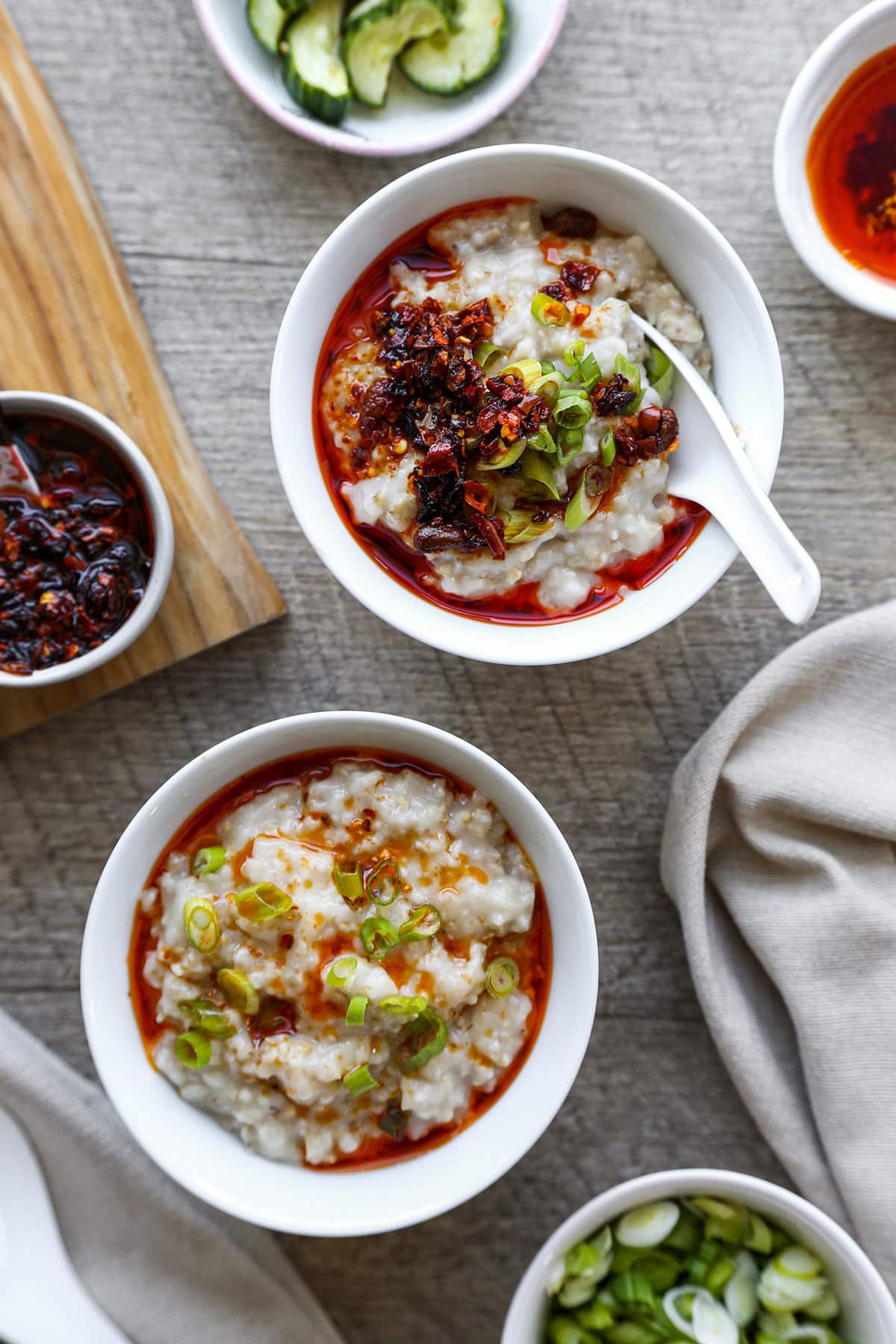 Chinese style oatmeal
