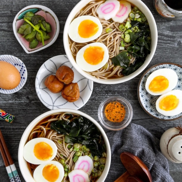 toshikoshi soba - new year's soba noodles