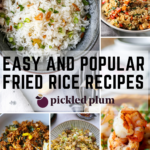 Numerous stir fry rice recipes
